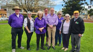 The Lilac City Festival committee, pictured here in 2022, is raising awareness about this year's event through various activities in the lead-up to October. Picture by Louise Thrower. 
